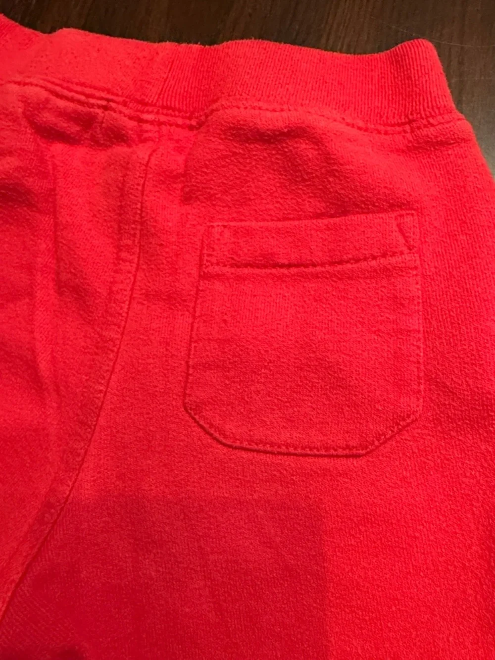 Polo Ralph Lauren Boys 18M 2 Piece Outfit Set Logo Tee Red Shorts